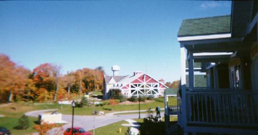 A view from the balcony of our resort home.