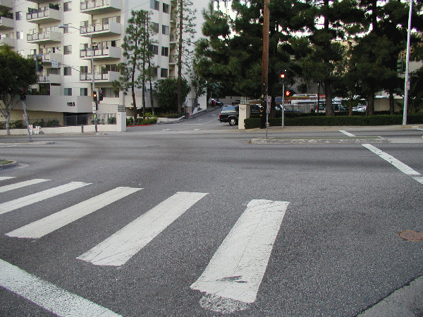 G: The Apt, Driveway where the Officer was parked