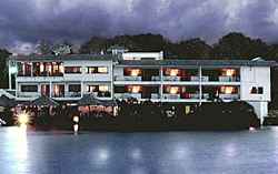 Manta Ray Hotel at night