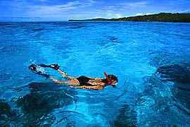 Snorkeling in Yap