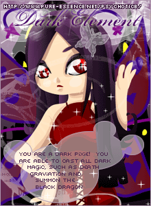 I am a Dark Pixie!