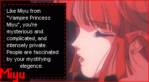 This is Miyu! Shes a vampire!! Im like her? Oh... Well... Coooool!!!