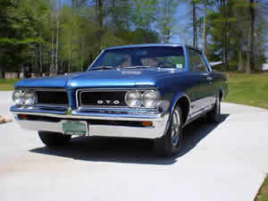Blue 1964 GTO