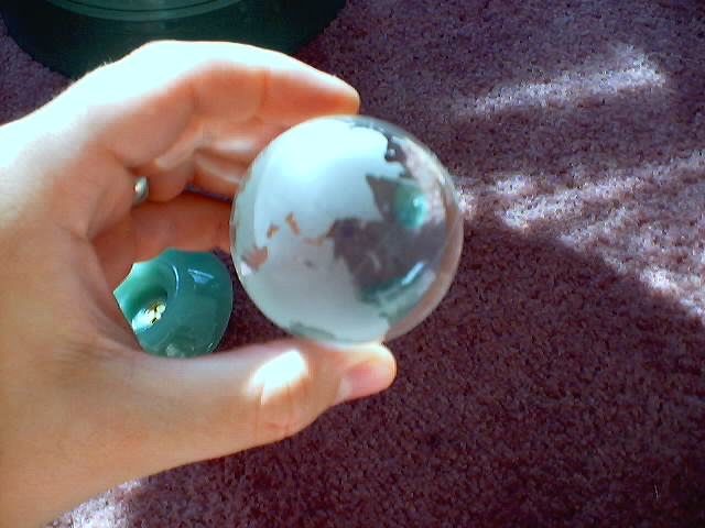 Can you get a plain ball-- the globe ball is really tacky!