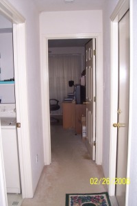 Hall to Garage, Study, Laundry