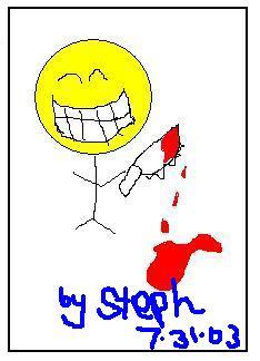 aim happy face's evil twin brother