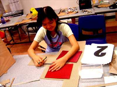 Josephine smiling to herself. Going mad we think....