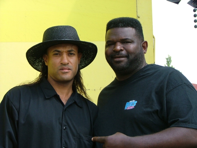 2004 Heritage Blues Festival Picture of Cochise and Micheal Burkes