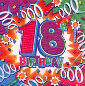 18th Birthday decorations