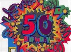 50th birthday party supplies