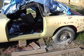 Dog leg post repair photo