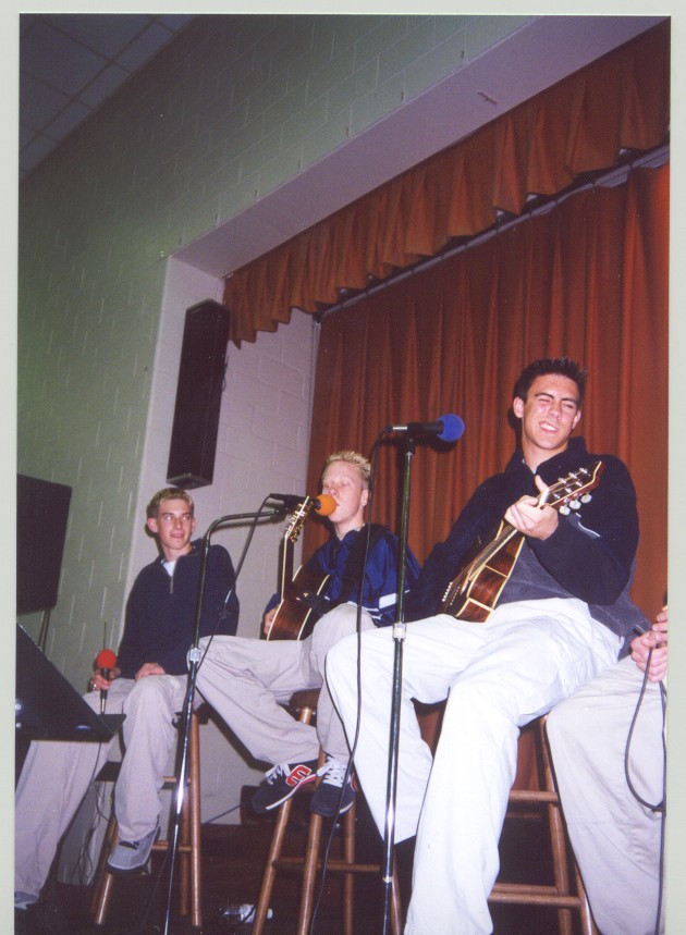 Seth, Jonathan, and Paul looking goofy!