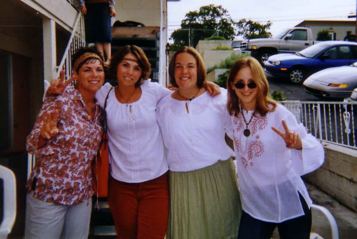 Before the dance at the hotel.