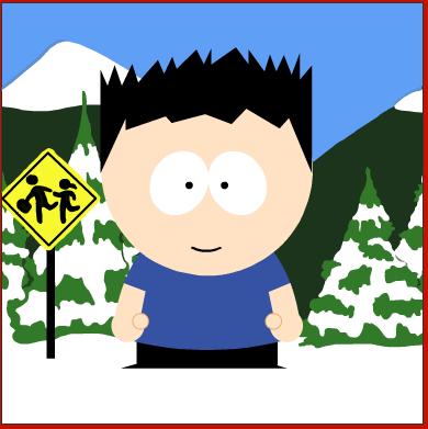 Me, as a South Park Character.