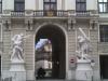 This is one of the back entrances to the Hofburg.
