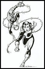 Spider-Man and X'Men's Rogue Commission.