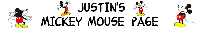 Justin's Mickey Mouse Page