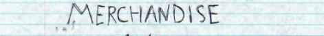 merchandise