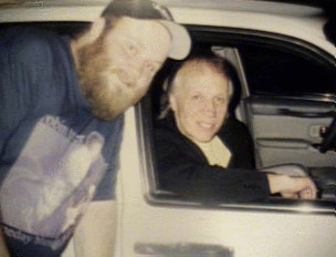 Robin Trower and Weston August 1st 1997 Grant Street DanceHall, Lafayette, LA. Photos by Weston P. Guillory Sr