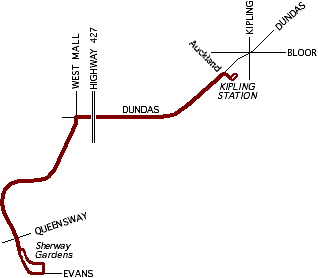 Sherway route map