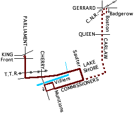 Ashbridge route map
