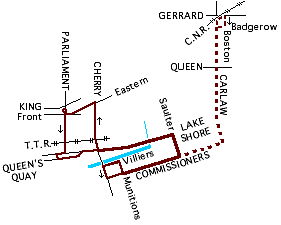 Ashbridge route map
