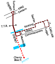 Ashbridge route map