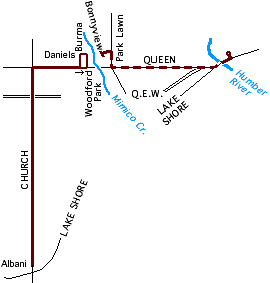 Mimico map