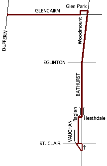 Bathurst route map