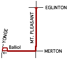 Mt. Pleasant route map