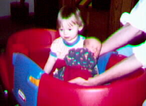 Logan & Sebastian in Wagon