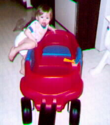 Sebastian Climbing InLogan & Grampa