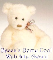 I've Won Becca's Berry Cool Web Site
        Award!