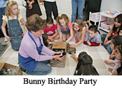 kids birthday party and petting zoo