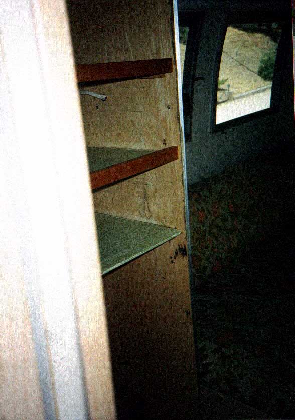 space where the heater used to live