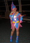 Okay, so this photo of the Dark Magician Girl from YU-GI-OH DUEL MONSTERS actually came from Comic-Con a few weeks later, but who's keeping track anyway?  She was at AX too, at any rate...