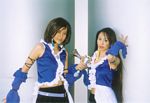Yuna & Lenne from FINAL FANTASY X-2 (game) close up