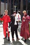 2 Vash The Stampedes & Nicholas Wolfwood (center) from TRIGUN; at least one of them probably ate way too many donuts