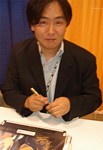 Back to the anime now, with an autograph signing courtesy of Koichi Chigira (director for FULL METAL PANIC, LAST EXILE, and GATE-KEEPERS)!