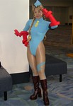 Yes, Cammy from STREET FIGHTER ZERO, we salute you too for a mission well accomplished!