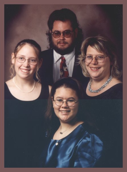 William, Susan, Shawna and Stephanie decked out in Sunday best.