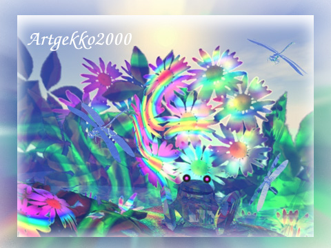 Psychedelic Eden by Artgekko