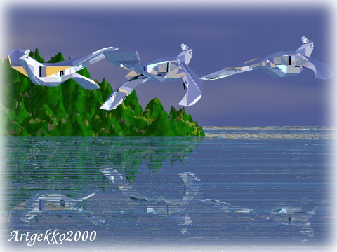 Mirror Lake by Artgekko