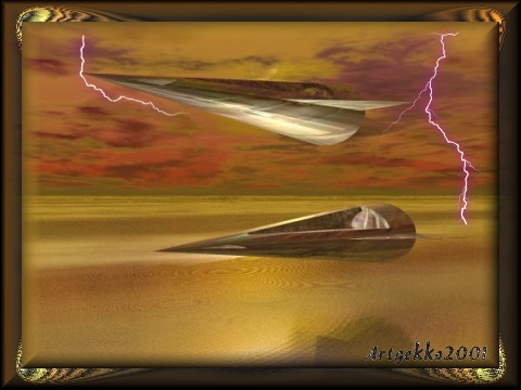 Mars Landing by Artgekko