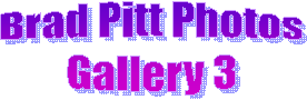 Brad Pitt Photos
Gallery 3