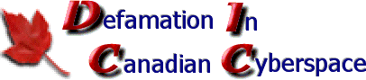 Defamation In Canadian Cyberspace