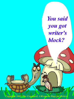 Writer's Block copyright The Courtyard; A Resource Page for Writers.