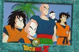 Yamcha Krillin Tien Chiotzu y Yajirobe