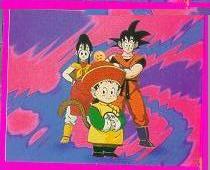 Milk Goku y Gohan