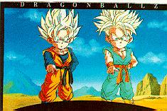 Goten y Trunks Super Sayajines